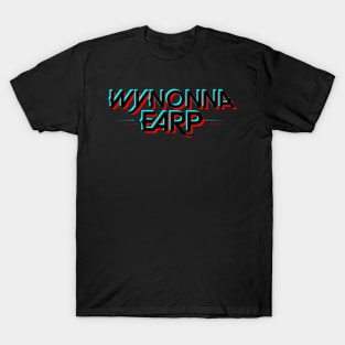 Wynonna Earp Logo Glitch - Black T-Shirt